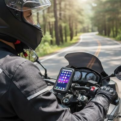 Support moto pour téléphone 