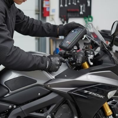 Support moto pour téléphone 